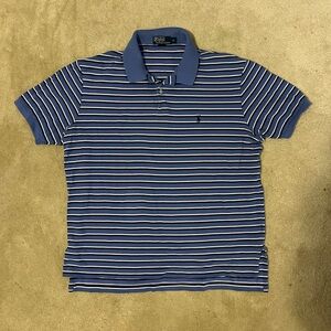 Polo by Ralph Lauren Blue Striped Men's Shirt